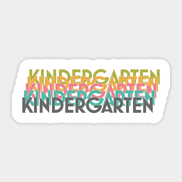 Kindergarten v3 Sticker by Simplify With Leanne